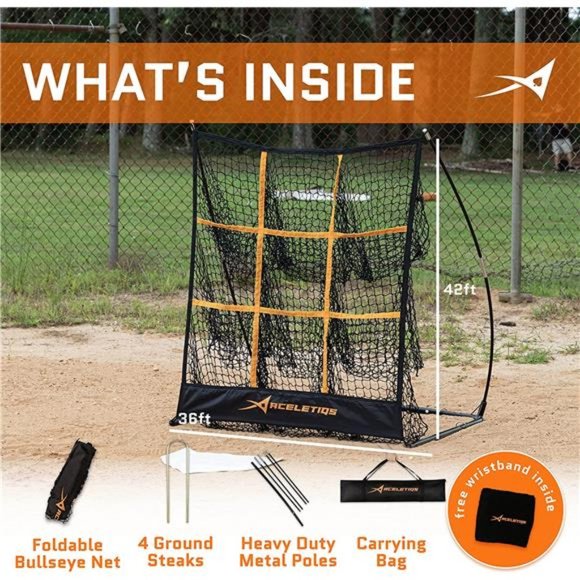 Pitching Target Baseball Net with 9 Targets Baseball Training Equipment - Picture 3 of 6